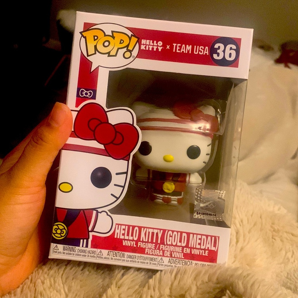 Hello Kitty team USA 36 gold metal collectibles funko